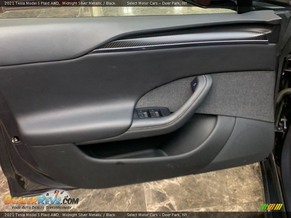 Door Panel of 2021 Tesla Model S Plaid AWD Photo #13
