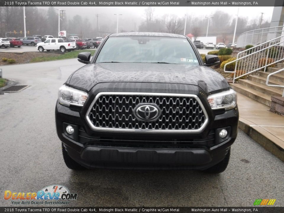 2018 Toyota Tacoma TRD Off Road Double Cab 4x4 Midnight Black Metallic / Graphite w/Gun Metal Photo #13