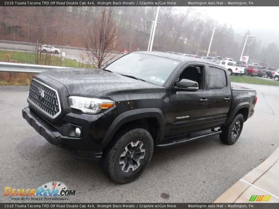 2018 Toyota Tacoma TRD Off Road Double Cab 4x4 Midnight Black Metallic / Graphite w/Gun Metal Photo #14