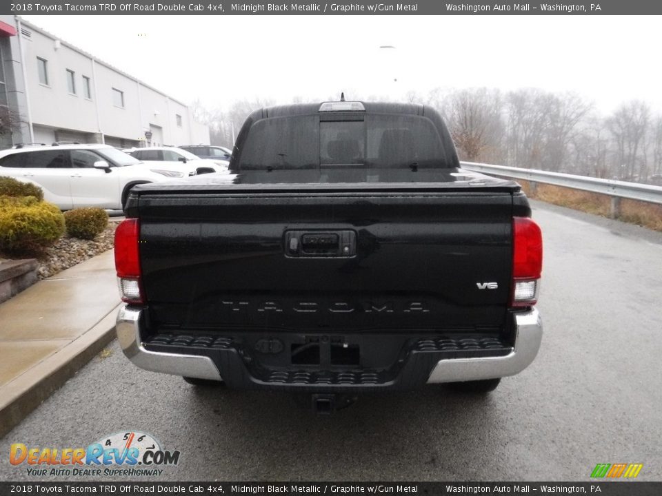 2018 Toyota Tacoma TRD Off Road Double Cab 4x4 Midnight Black Metallic / Graphite w/Gun Metal Photo #18