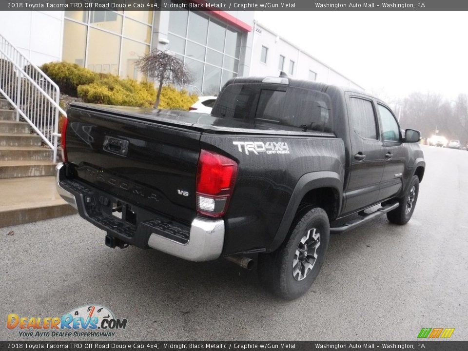 2018 Toyota Tacoma TRD Off Road Double Cab 4x4 Midnight Black Metallic / Graphite w/Gun Metal Photo #19