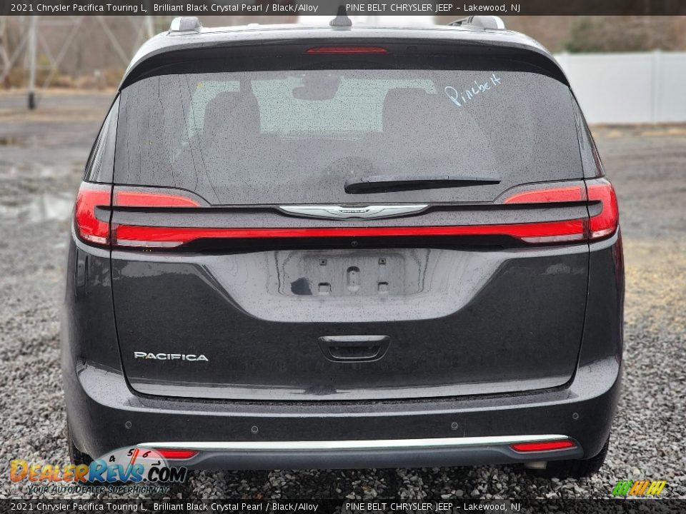 2021 Chrysler Pacifica Touring L Brilliant Black Crystal Pearl / Black/Alloy Photo #9