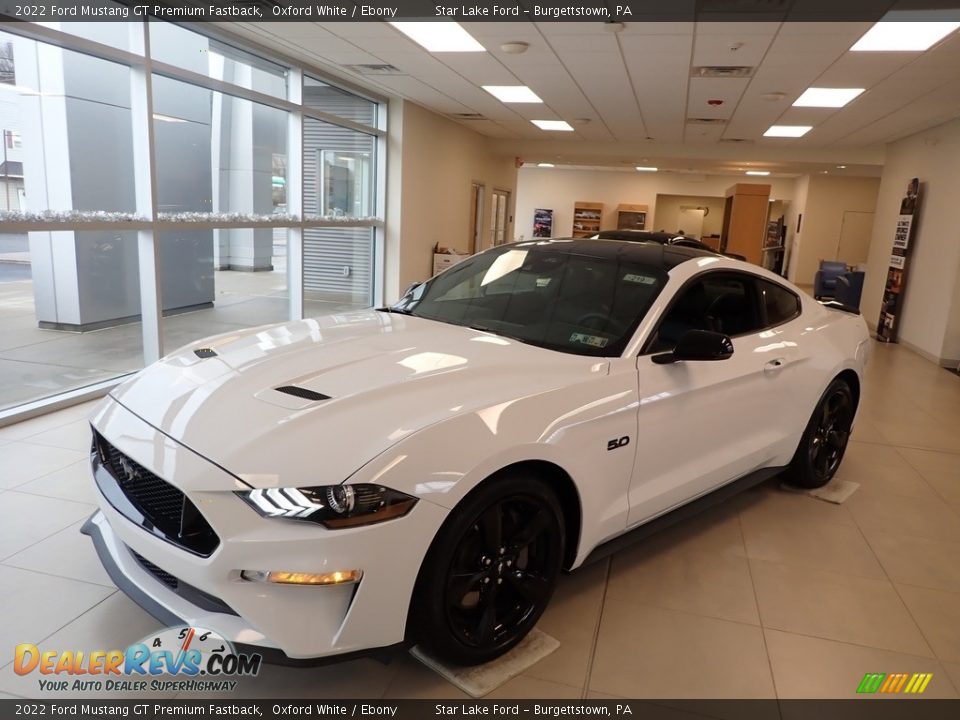 2022 Ford Mustang GT Premium Fastback Oxford White / Ebony Photo #1