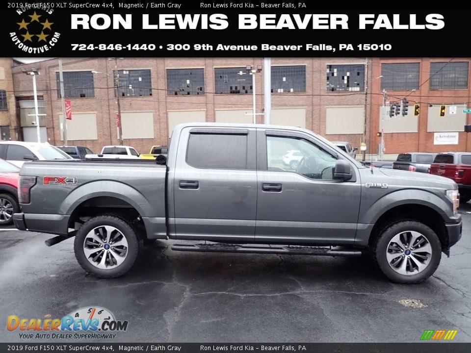 2019 Ford F150 XLT SuperCrew 4x4 Magnetic / Earth Gray Photo #1