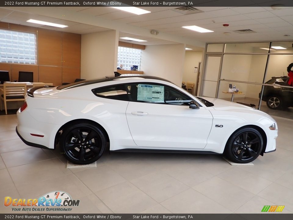 2022 Ford Mustang GT Premium Fastback Oxford White / Ebony Photo #4