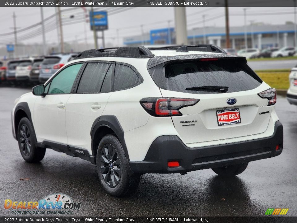 2023 Subaru Outback Onyx Edition Crystal White Pearl / Titanium Gray Photo #4