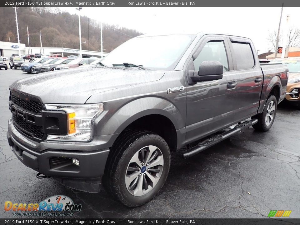 2019 Ford F150 XLT SuperCrew 4x4 Magnetic / Earth Gray Photo #4