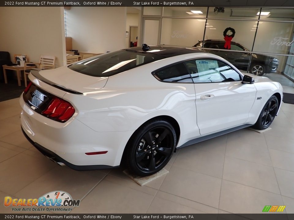 2022 Ford Mustang GT Premium Fastback Oxford White / Ebony Photo #5
