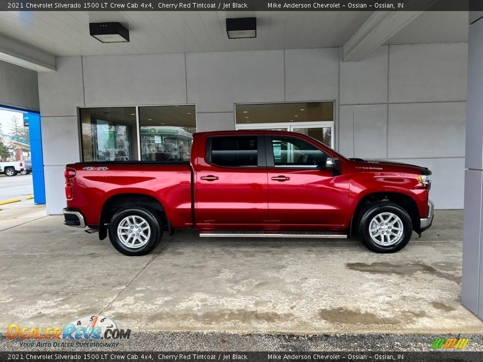 Cherry Red Tintcoat 2021 Chevrolet Silverado 1500 LT Crew Cab 4x4 Photo #6