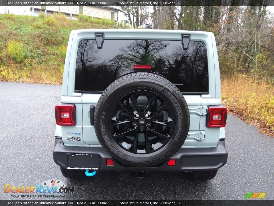 2023 Jeep Wrangler Unlimited Sahara 4XE Hybrid Earl / Black Photo #7