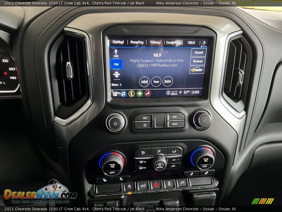 Controls of 2021 Chevrolet Silverado 1500 LT Crew Cab 4x4 Photo #23
