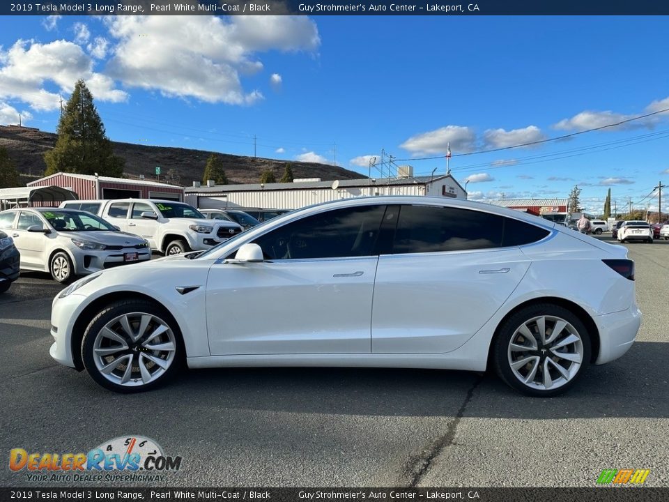 Pearl White Multi-Coat 2019 Tesla Model 3 Long Range Photo #4