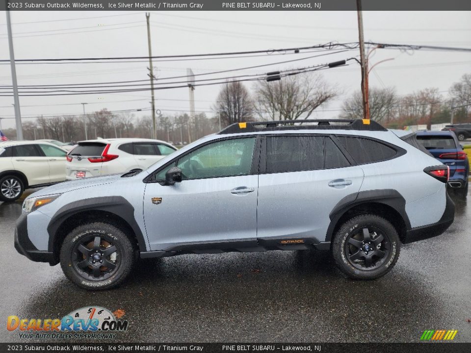 2023 Subaru Outback Wilderness Ice Silver Metallic / Titanium Gray Photo #3