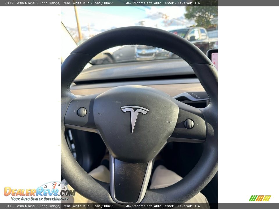 2019 Tesla Model 3 Long Range Steering Wheel Photo #12