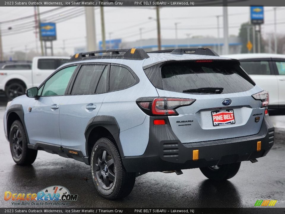 2023 Subaru Outback Wilderness Ice Silver Metallic / Titanium Gray Photo #4