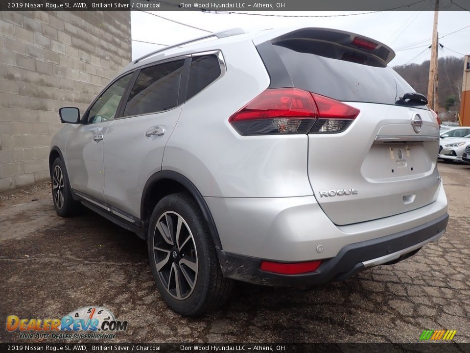 2019 Nissan Rogue SL AWD Brilliant Silver / Charcoal Photo #6