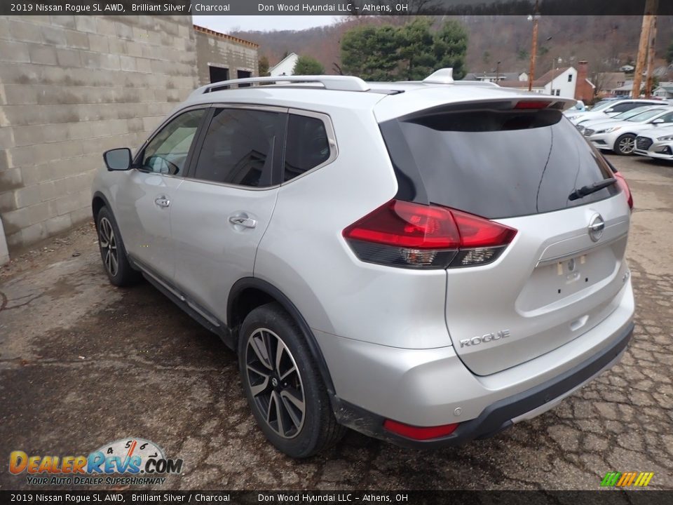 2019 Nissan Rogue SL AWD Brilliant Silver / Charcoal Photo #7