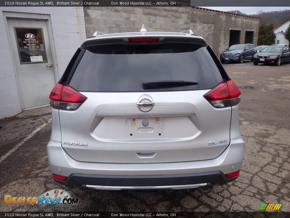 2019 Nissan Rogue SL AWD Brilliant Silver / Charcoal Photo #8