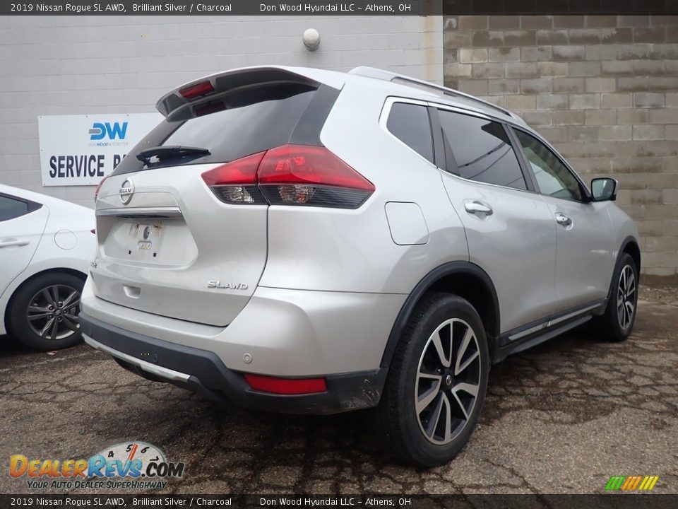 2019 Nissan Rogue SL AWD Brilliant Silver / Charcoal Photo #9