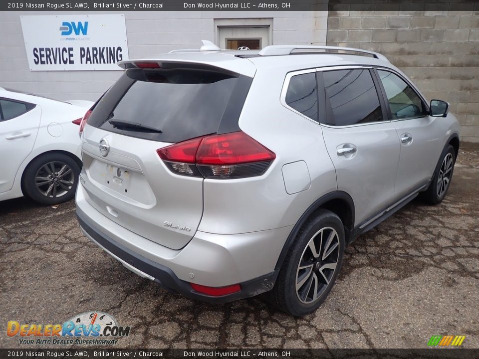 2019 Nissan Rogue SL AWD Brilliant Silver / Charcoal Photo #10