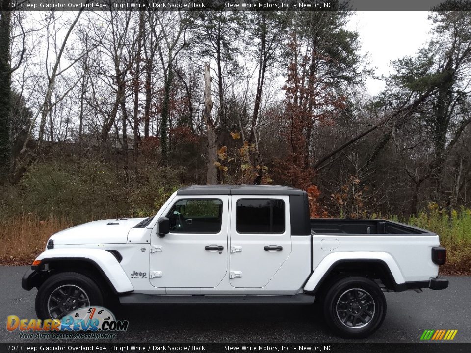 2023 Jeep Gladiator Overland 4x4 Bright White / Dark Saddle/Black Photo #1