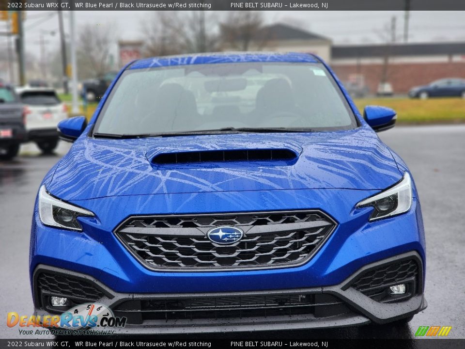 2022 Subaru WRX GT WR Blue Pearl / Black Ultrasuede w/Red stitching Photo #2