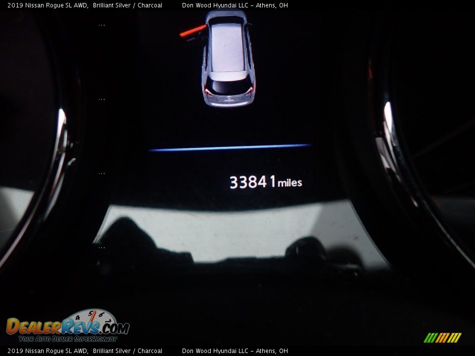 2019 Nissan Rogue SL AWD Brilliant Silver / Charcoal Photo #13