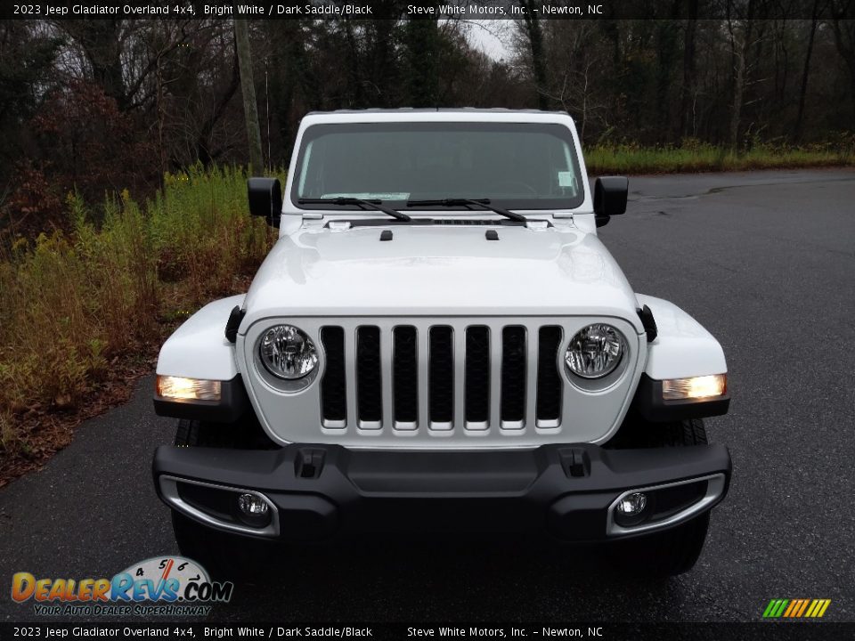 2023 Jeep Gladiator Overland 4x4 Bright White / Dark Saddle/Black Photo #3