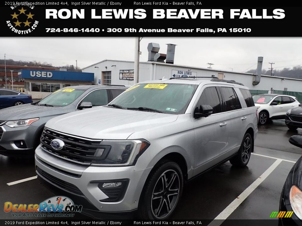 2019 Ford Expedition Limited 4x4 Ingot Silver Metallic / Ebony Photo #1