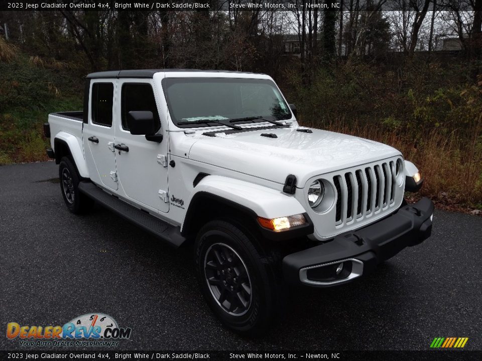 2023 Jeep Gladiator Overland 4x4 Bright White / Dark Saddle/Black Photo #4