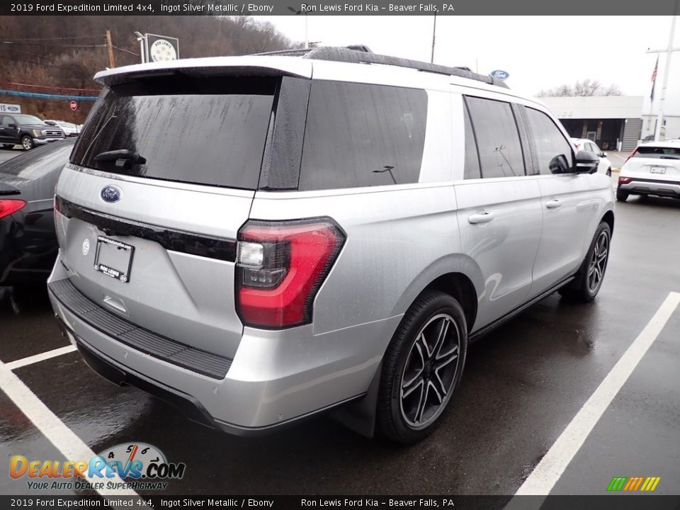 2019 Ford Expedition Limited 4x4 Ingot Silver Metallic / Ebony Photo #4