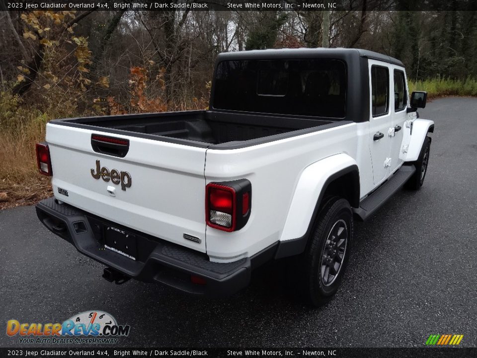2023 Jeep Gladiator Overland 4x4 Bright White / Dark Saddle/Black Photo #6