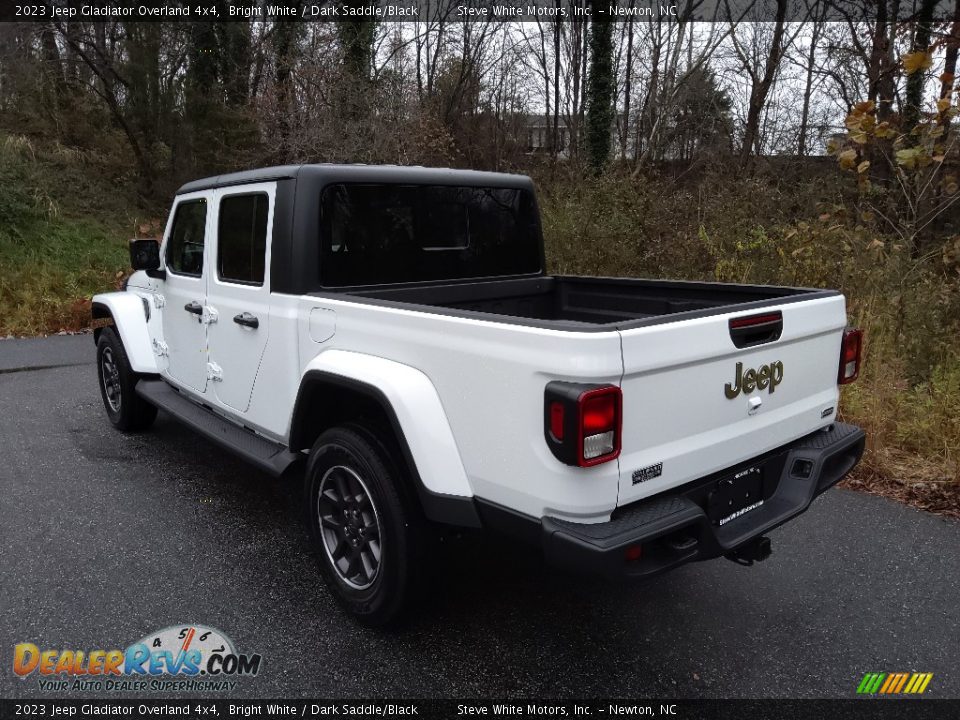 2023 Jeep Gladiator Overland 4x4 Bright White / Dark Saddle/Black Photo #9