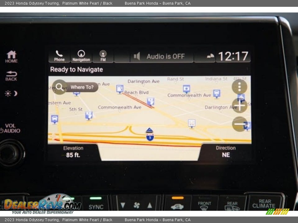 Navigation of 2023 Honda Odyssey Touring Photo #36