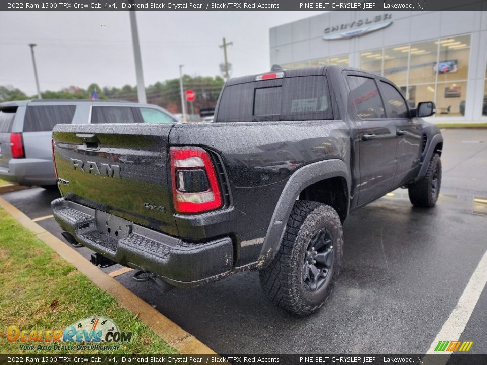 2022 Ram 1500 TRX Crew Cab 4x4 Diamond Black Crystal Pearl / Black/TRX Red Accents Photo #6