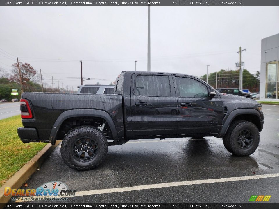 2022 Ram 1500 TRX Crew Cab 4x4 Diamond Black Crystal Pearl / Black/TRX Red Accents Photo #7