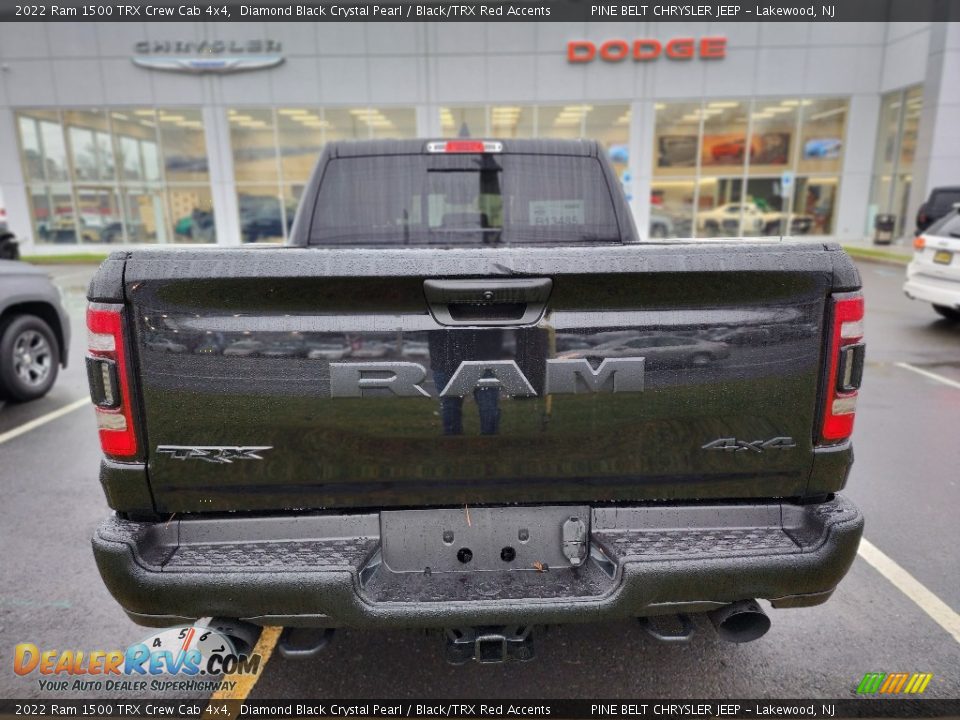 2022 Ram 1500 TRX Crew Cab 4x4 Diamond Black Crystal Pearl / Black/TRX Red Accents Photo #8