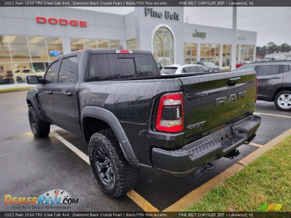 2022 Ram 1500 TRX Crew Cab 4x4 Diamond Black Crystal Pearl / Black/TRX Red Accents Photo #9