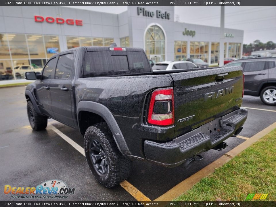 2022 Ram 1500 TRX Crew Cab 4x4 Diamond Black Crystal Pearl / Black/TRX Red Accents Photo #9