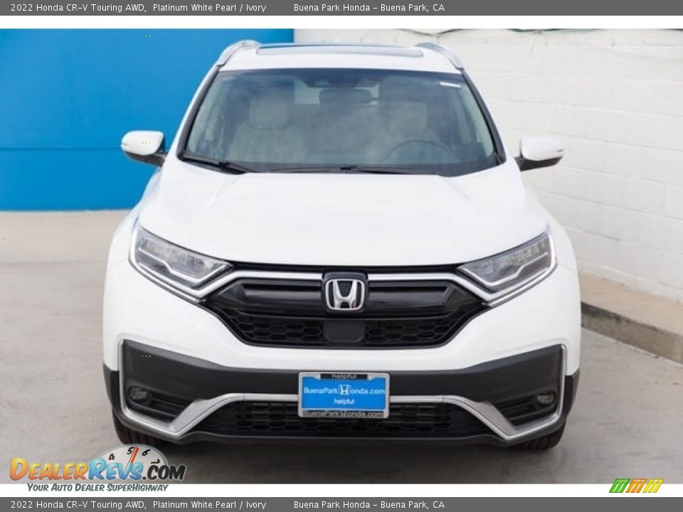 Platinum White Pearl 2022 Honda CR-V Touring AWD Photo #3