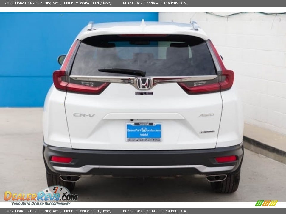 2022 Honda CR-V Touring AWD Platinum White Pearl / Ivory Photo #5