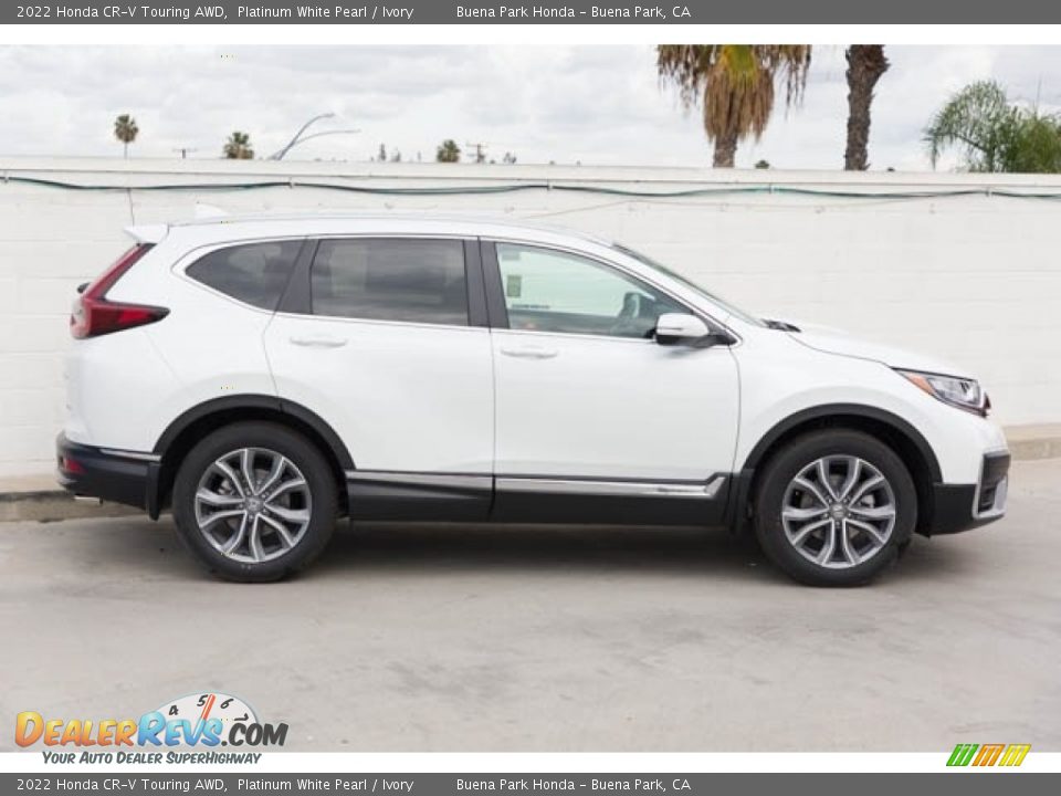 Platinum White Pearl 2022 Honda CR-V Touring AWD Photo #6