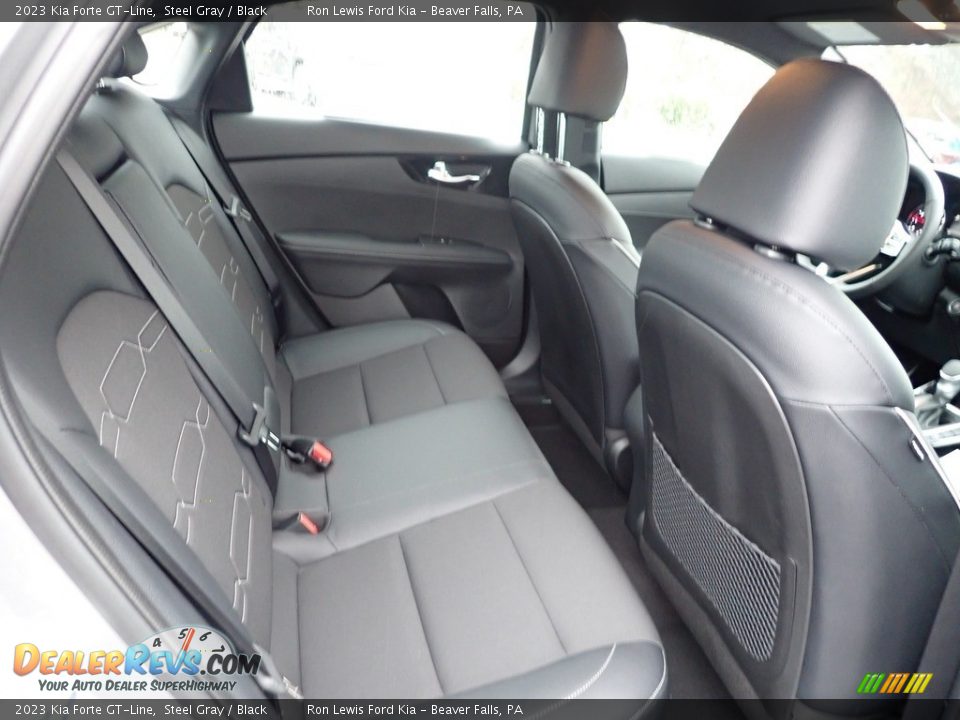 2023 Kia Forte GT-Line Steel Gray / Black Photo #10