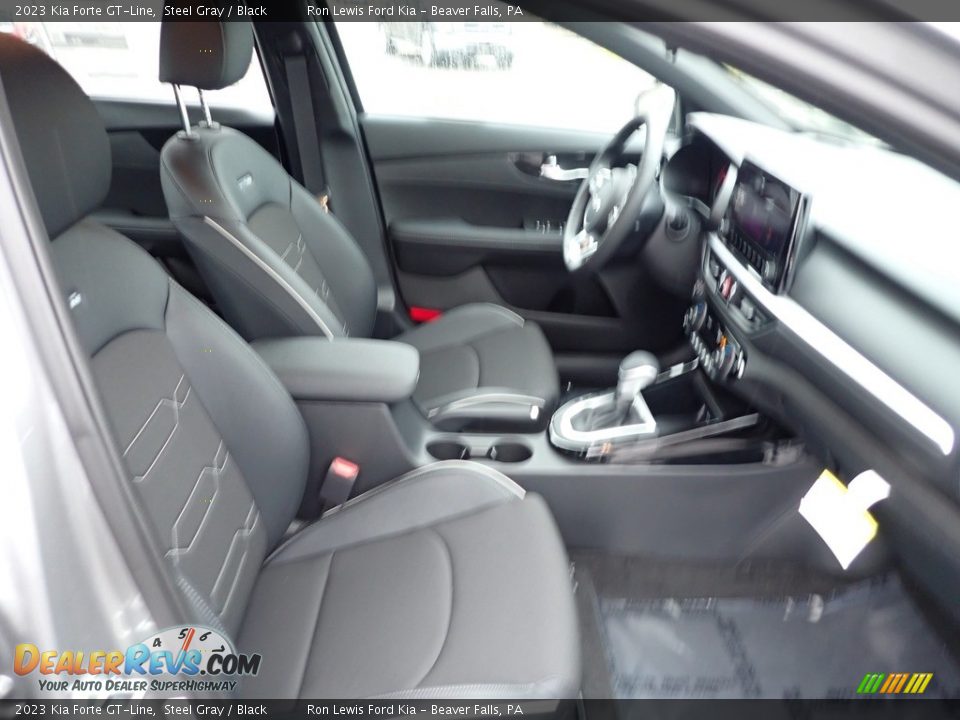 2023 Kia Forte GT-Line Steel Gray / Black Photo #11