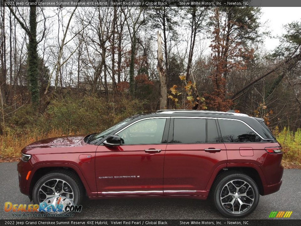 Velvet Red Pearl 2022 Jeep Grand Cherokee Summit Reserve 4XE Hybrid Photo #1