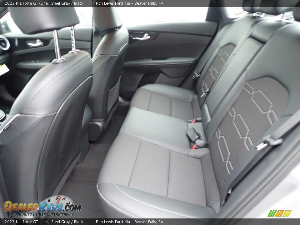 2023 Kia Forte GT-Line Steel Gray / Black Photo #12