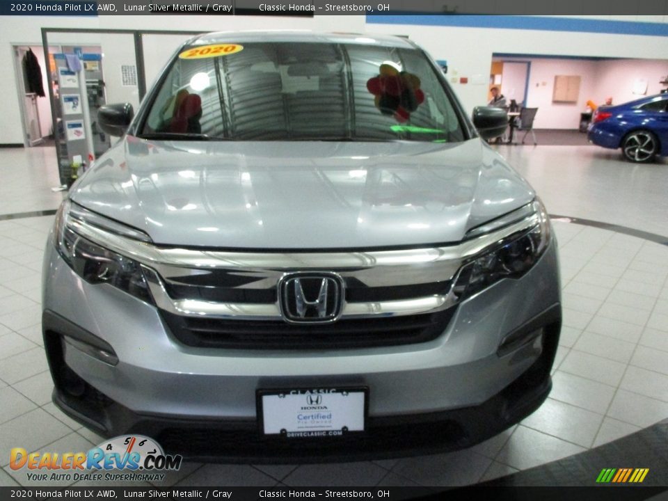 2020 Honda Pilot LX AWD Lunar Silver Metallic / Gray Photo #2