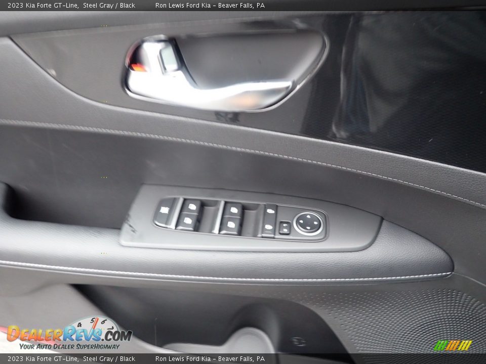 2023 Kia Forte GT-Line Steel Gray / Black Photo #15