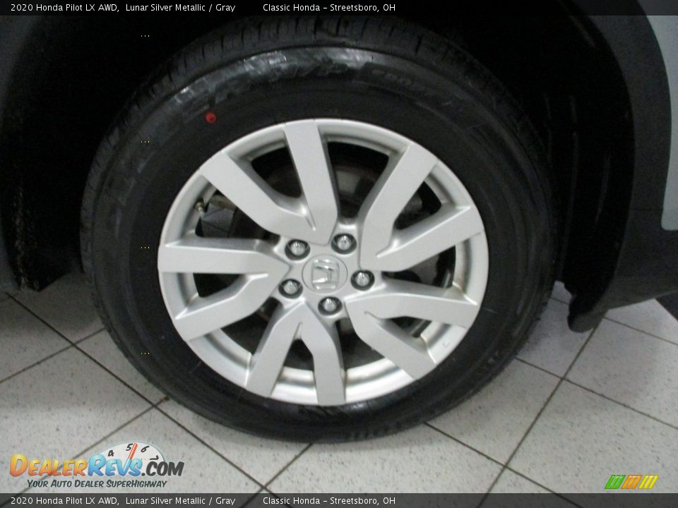 2020 Honda Pilot LX AWD Lunar Silver Metallic / Gray Photo #5