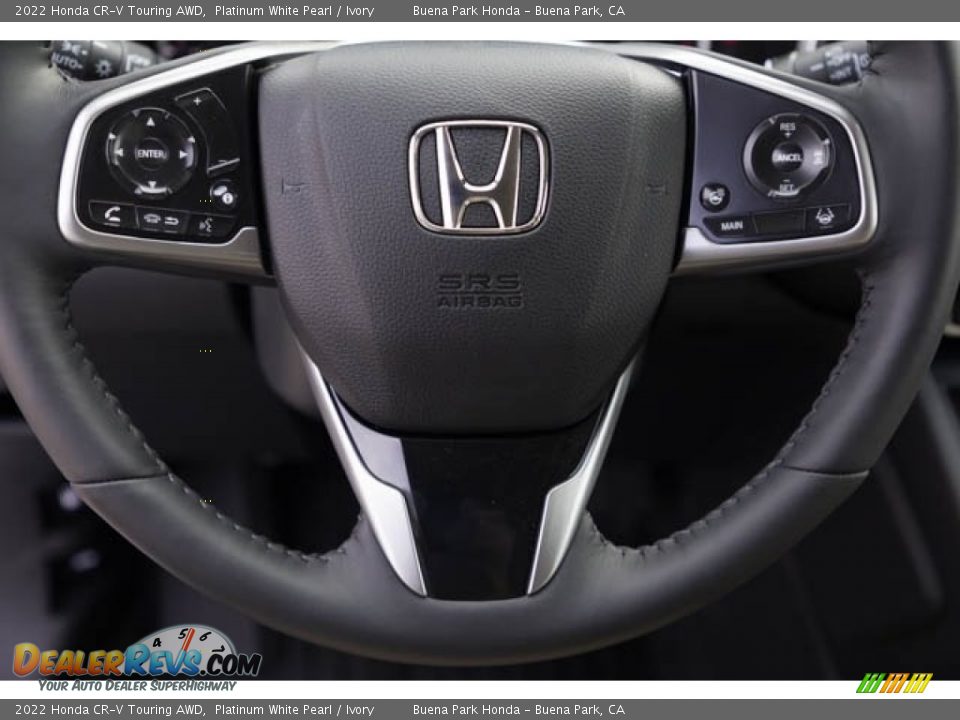 2022 Honda CR-V Touring AWD Steering Wheel Photo #17